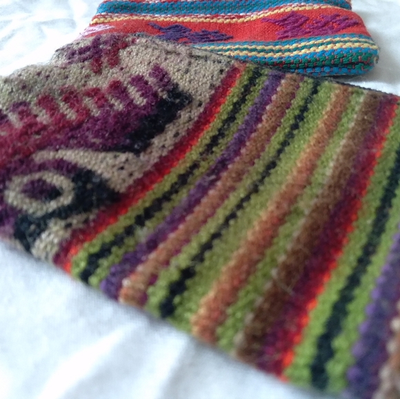 (2) Pouches - Native American Tribal Bags with Zippers - Picture 5 of 11